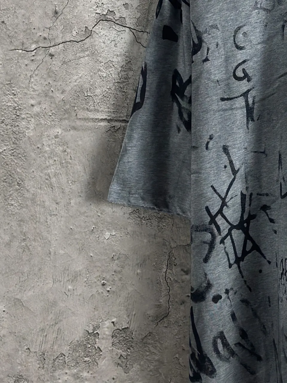 Balenciaga 花灰 刺绣 短袖T恤
