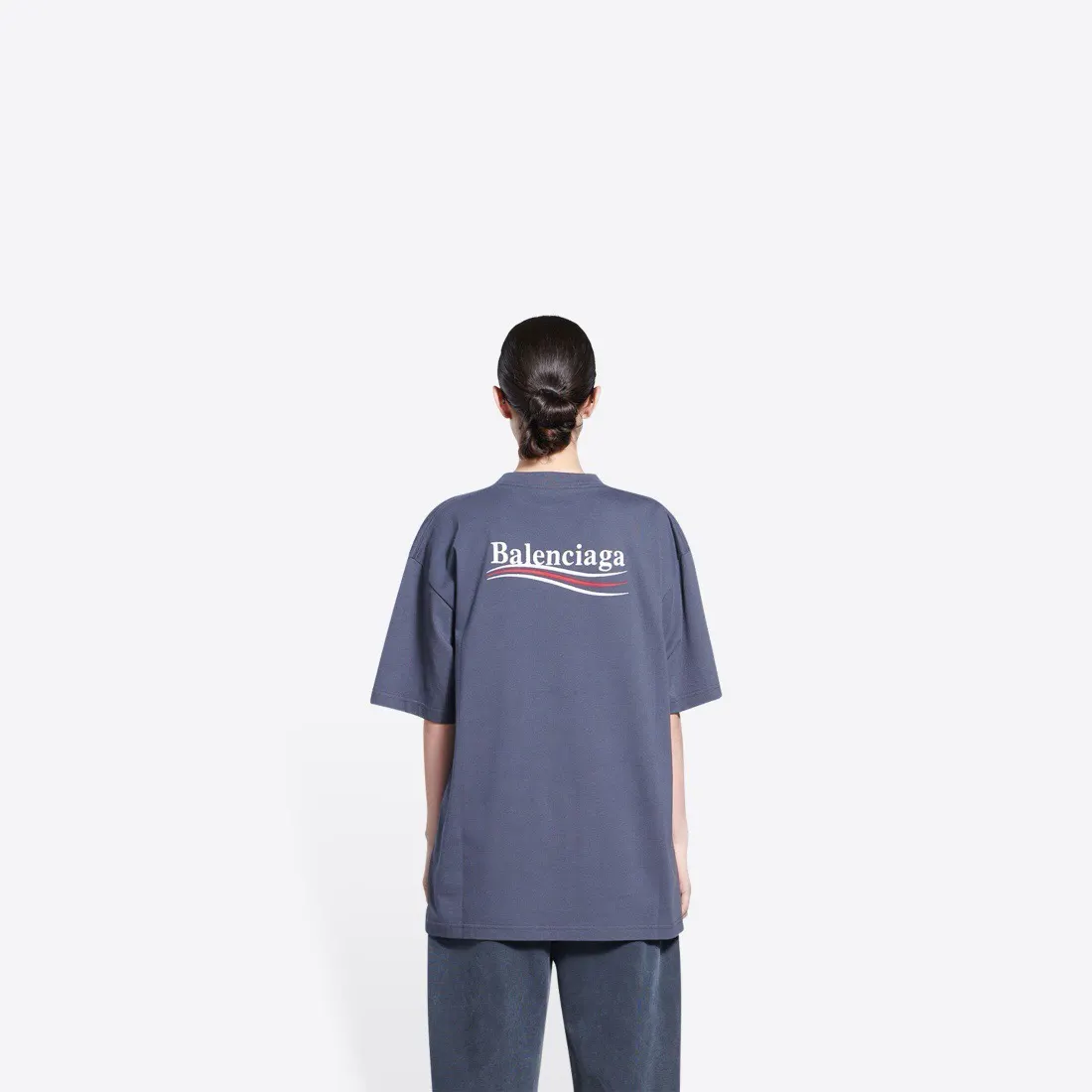 Balenciaga 米白 純棉 Logo 短袖T恤(數字8) Balenciaga 米白 純棉 Logo 短袖T恤(數字8)