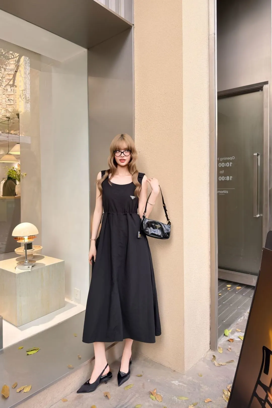 Prada Re-Nylon 三角标 连衣裙