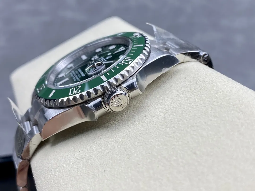 Rolex 藍色 綠色 黑綠钢色水鬼 沿用AR钢带 手錶 經典腕表款