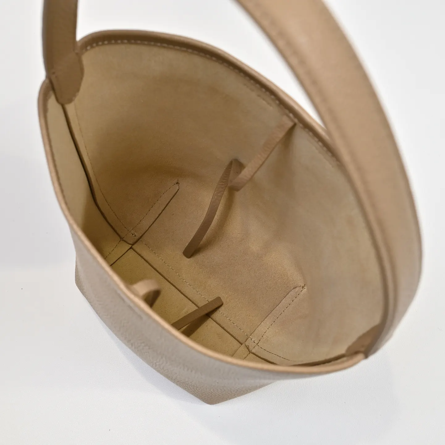 Bucket Bag Casual Leather
