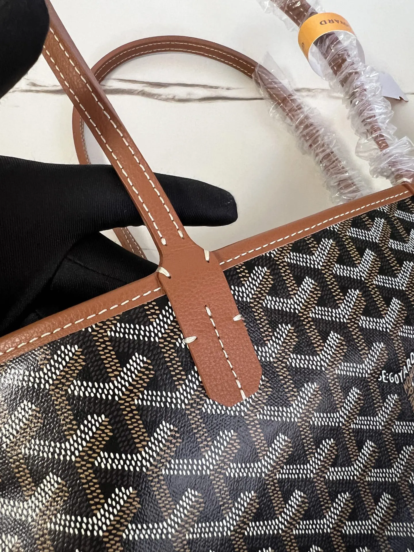 Goyard 棕色 牛皮 托特包 大容量托特款