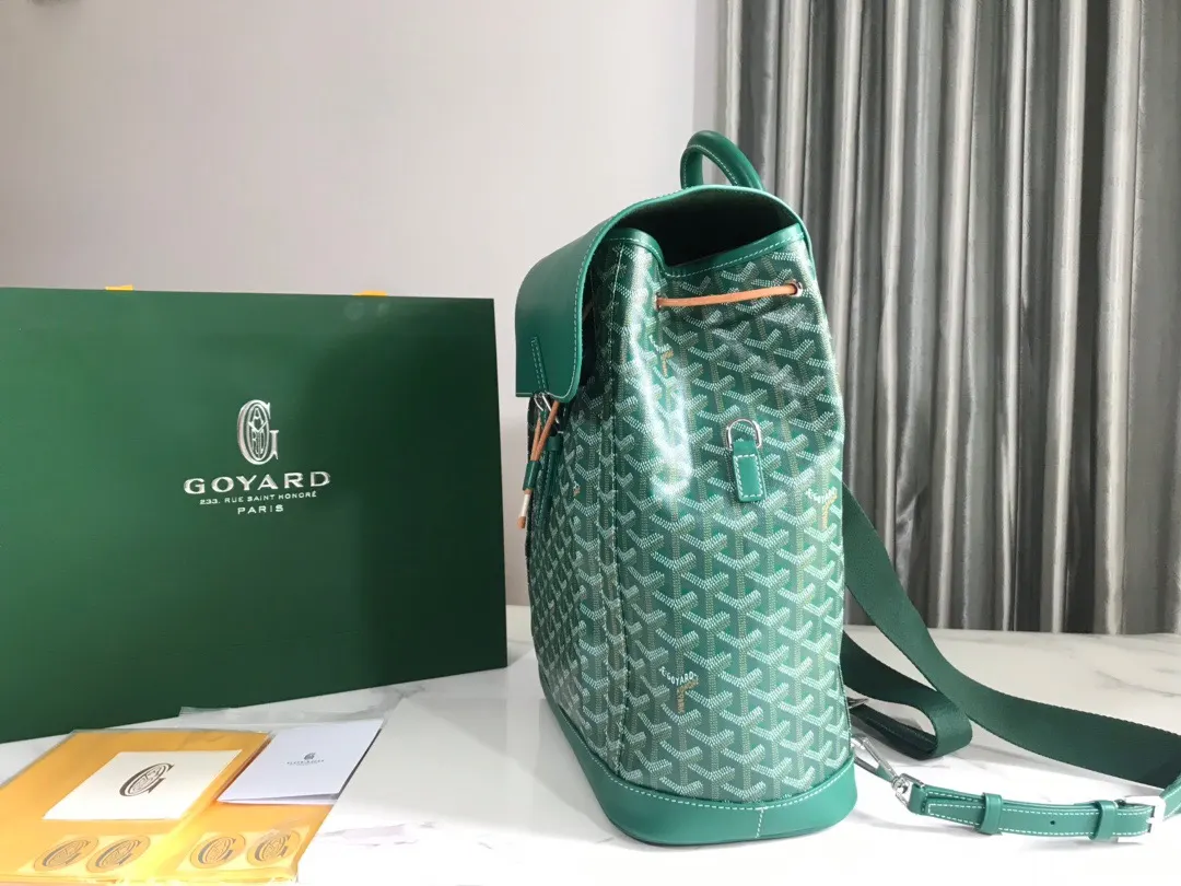 Goyard Black Brown Backpack