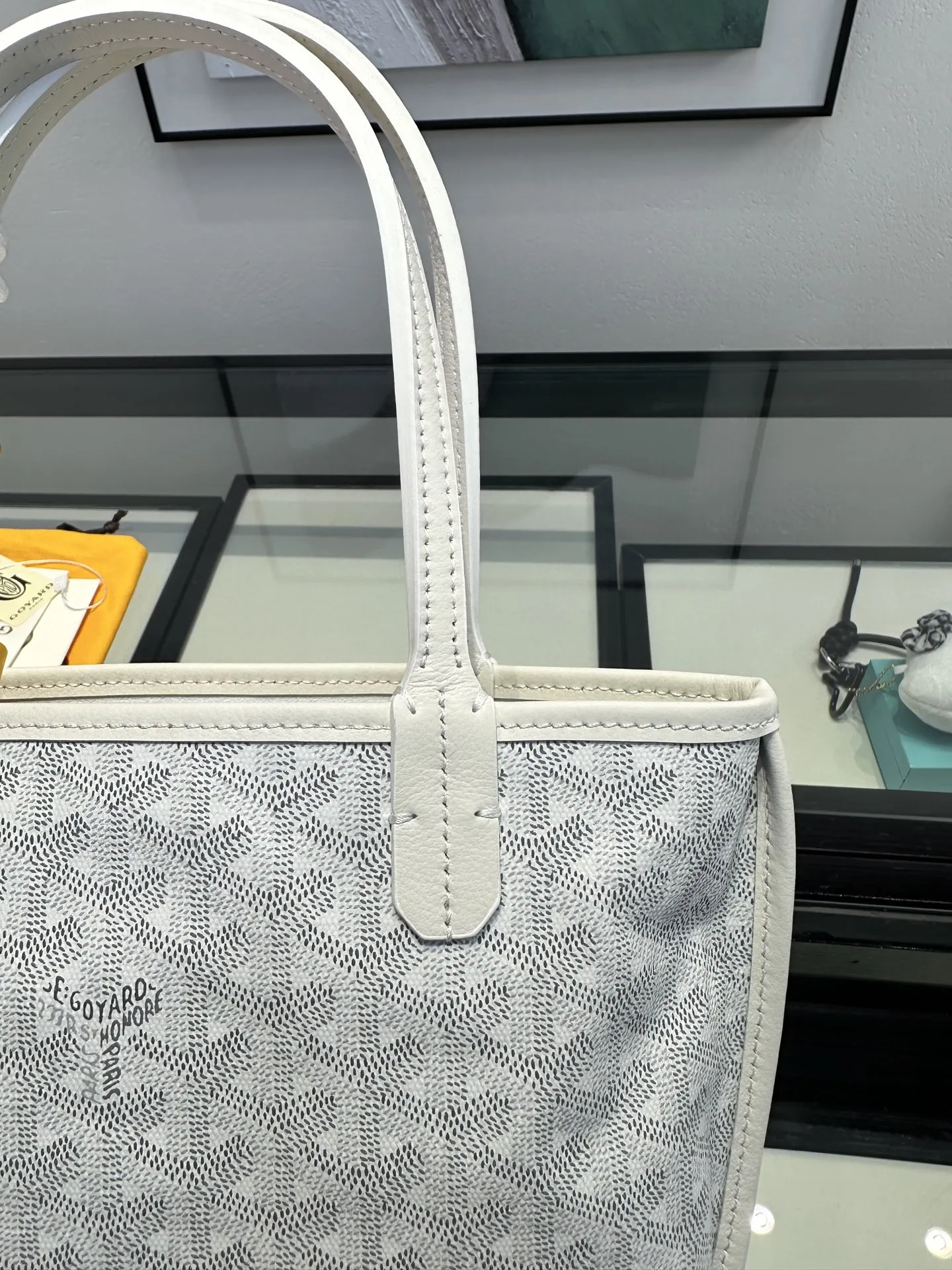 Goyard 白色 小牛皮 托特包 大容量托特款