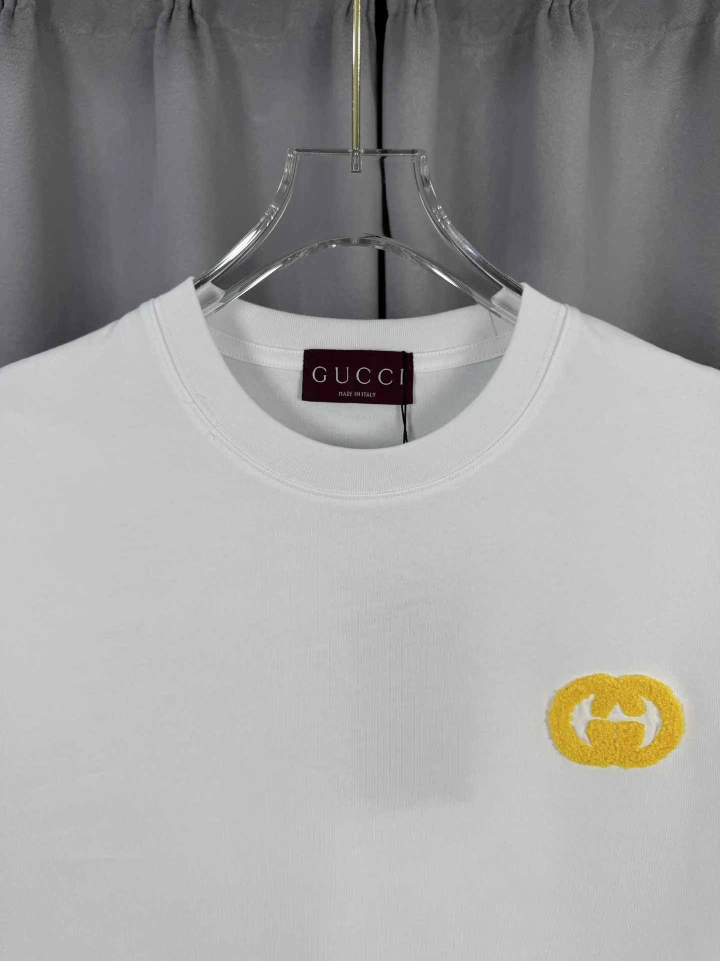 Gucci Double G White Embroidered T-Shirt Image 4 Gucci Double G White Embroidered T-Shirt Image 4