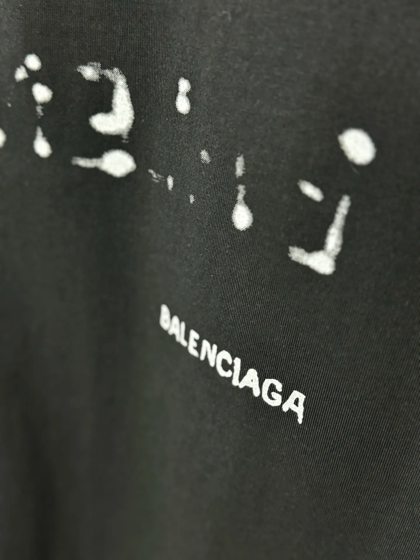 Balenciaga Cotton Logo Short Sleeve T-Shirt Street