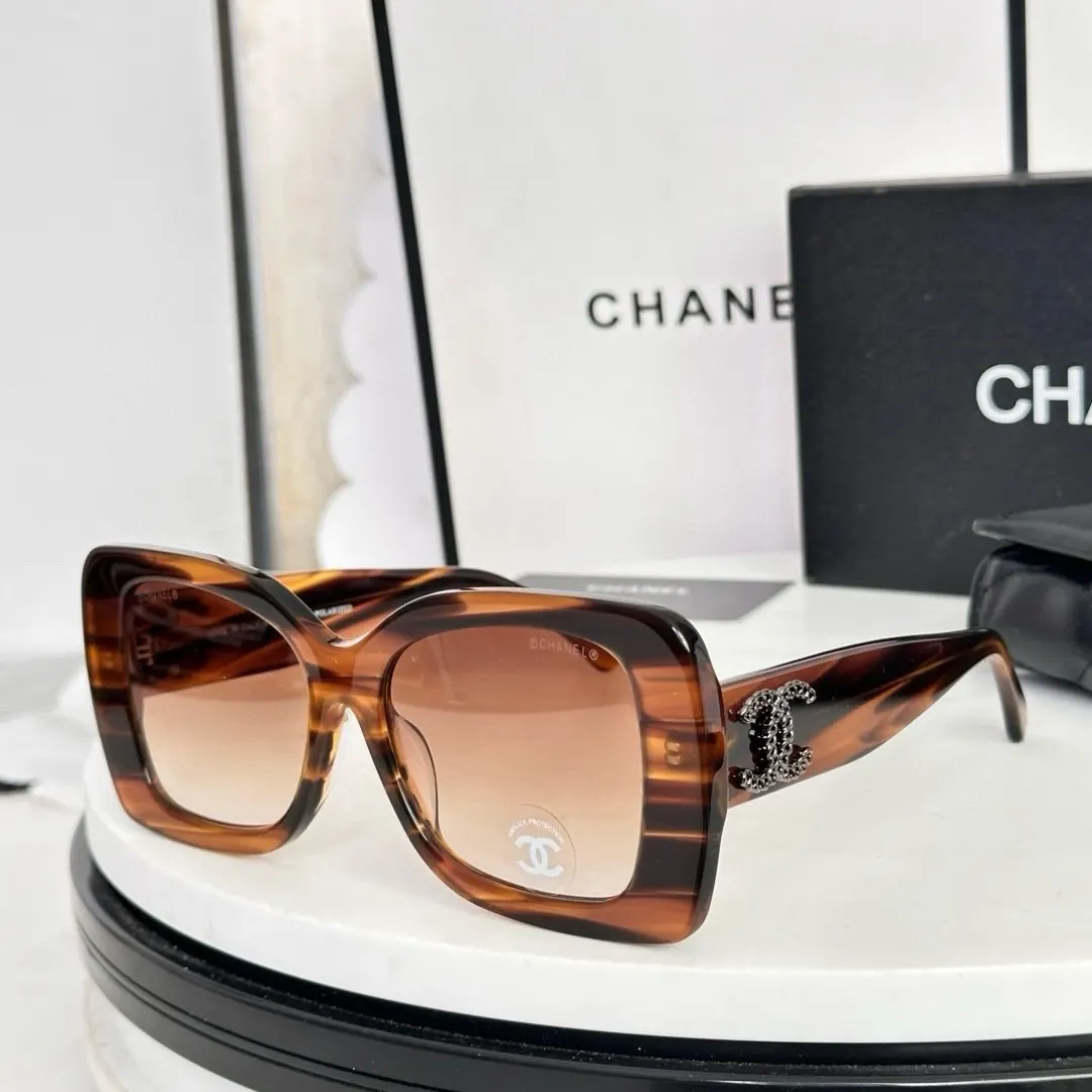 Chanel 墨镜 時尚防晒 太陽鏡