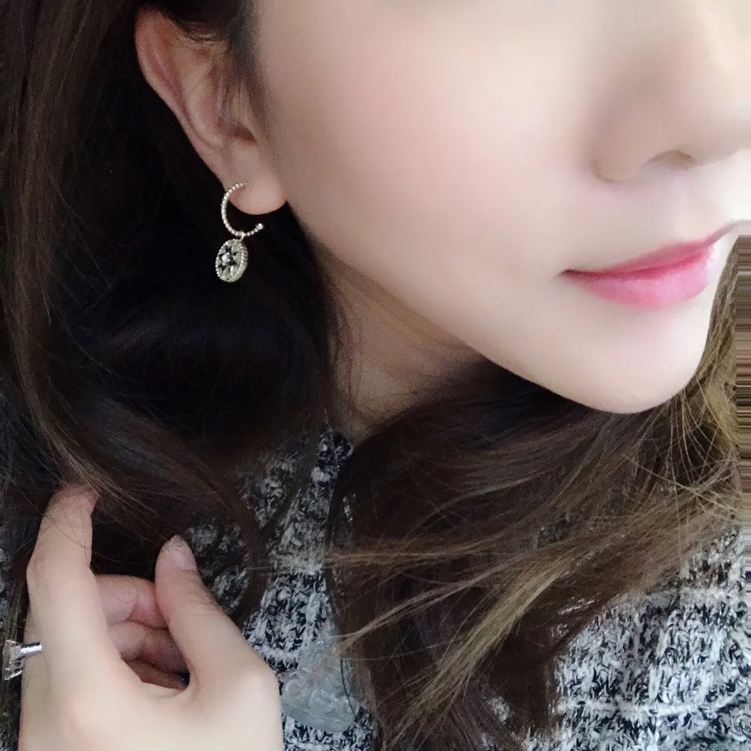 Dior Oblique蓝色礼盒耳饰套装