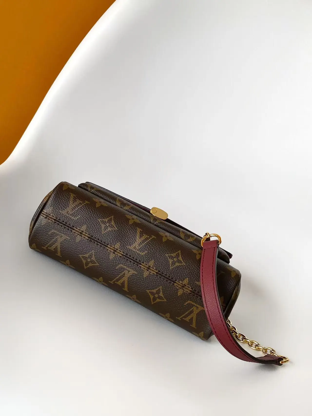 LV 黑色 棕色 帆布 鏈條包 精致鏈條款