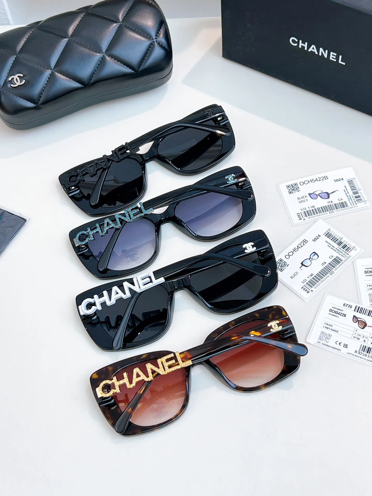 Chanel 字母 墨镜 时尚防晒 太阳镜