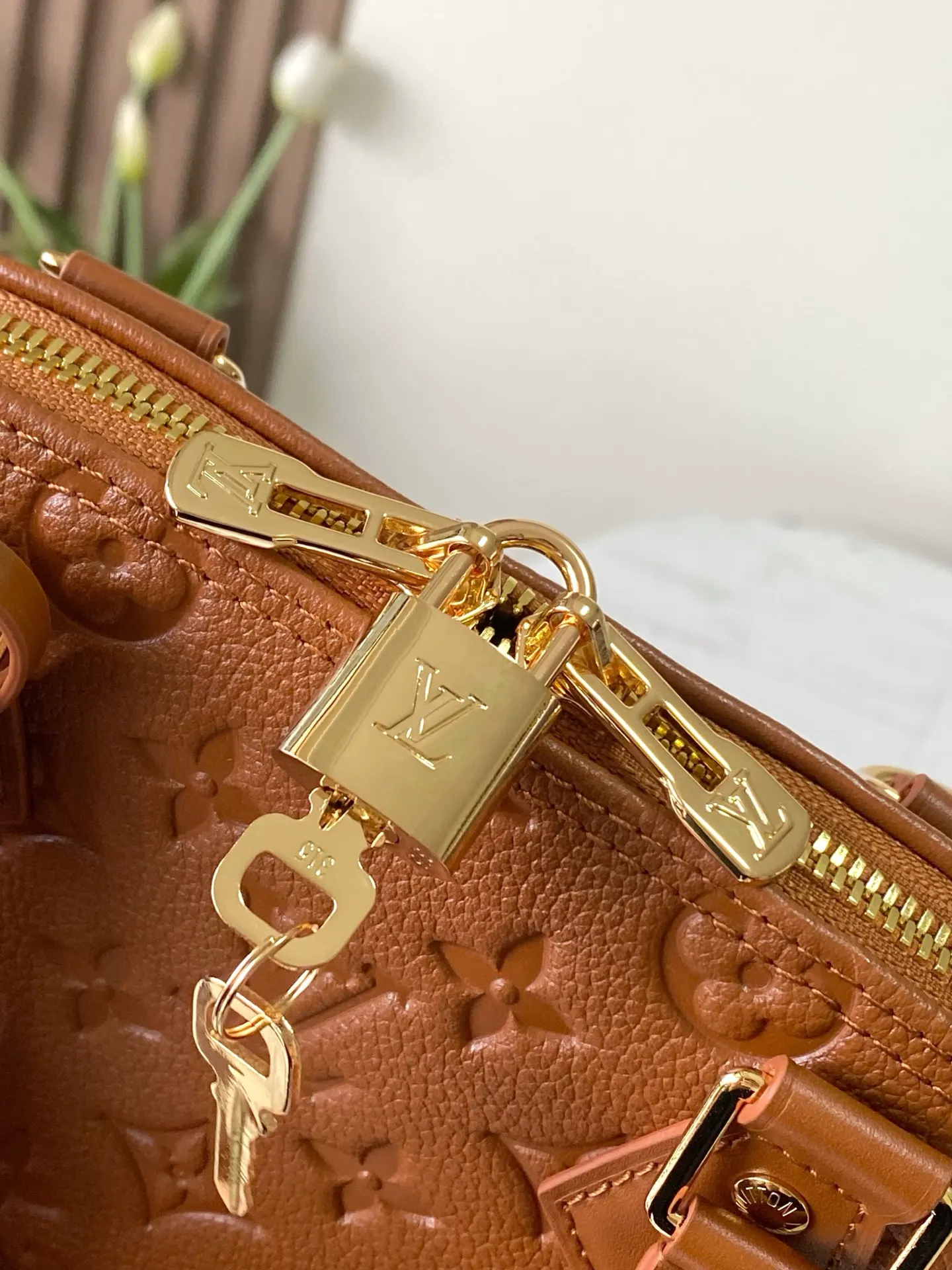 Louis Vuitton Alma 棕色 老花 手提包