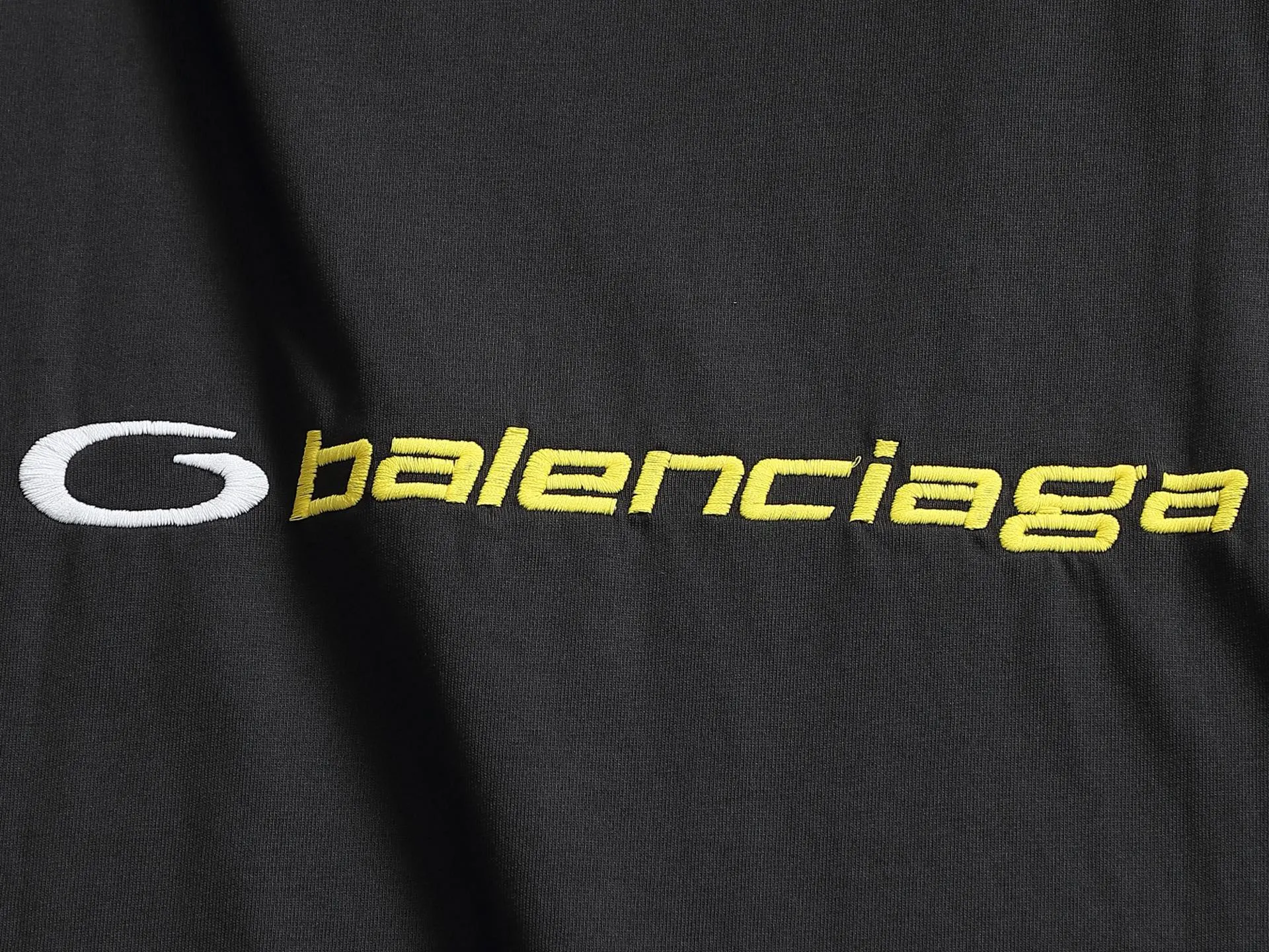 Balenciaga 黑色 Logo 短袖T恤