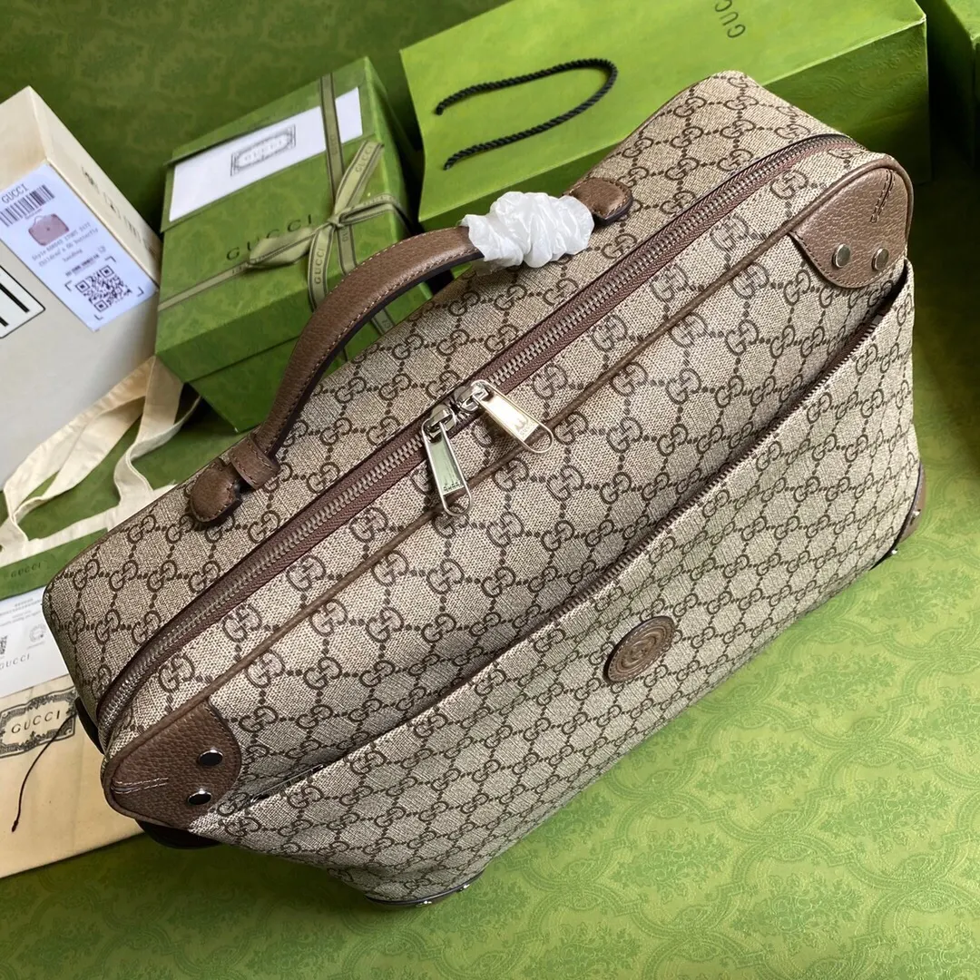 Gucci 黑色 帆布 厂价 收納包 旅行收納款