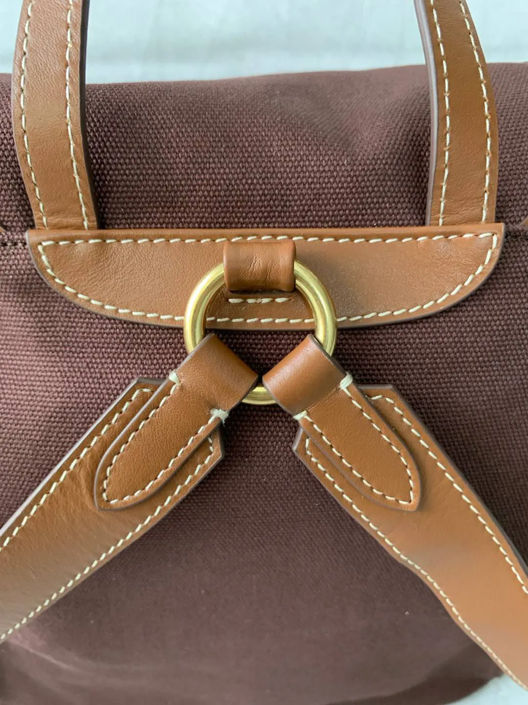 Backpack Canvas Leather