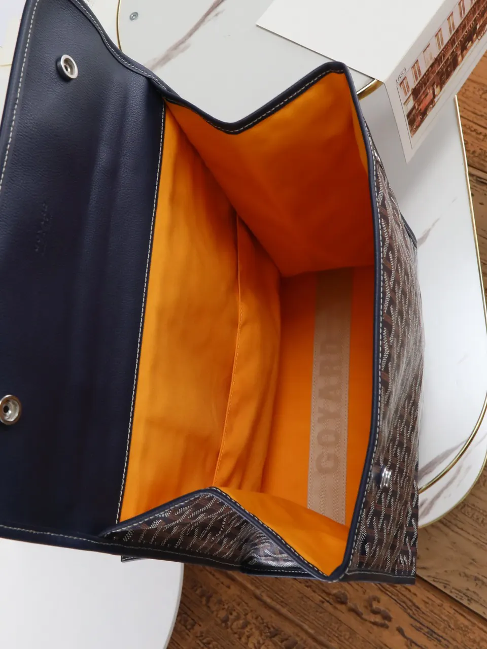 Goyard Blue Backpack