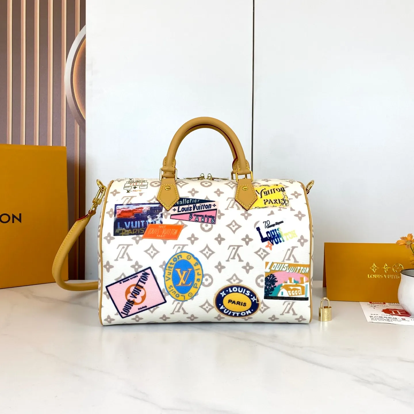 LV Speedy 牛皮 收纳包 旅行收纳款