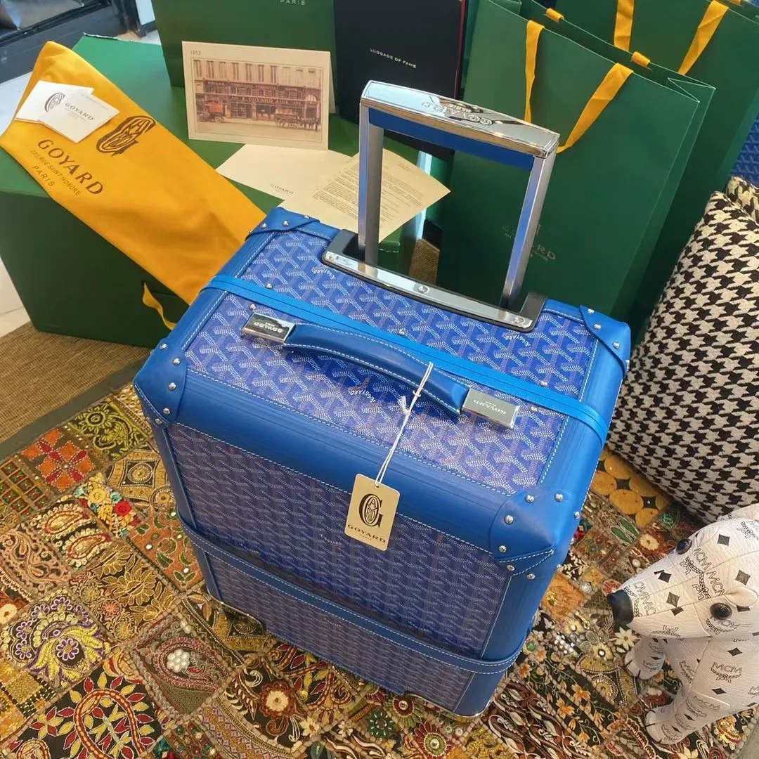 老花 帆布 送礼首选 行李箱 旅行拉杆款 輕便出行款