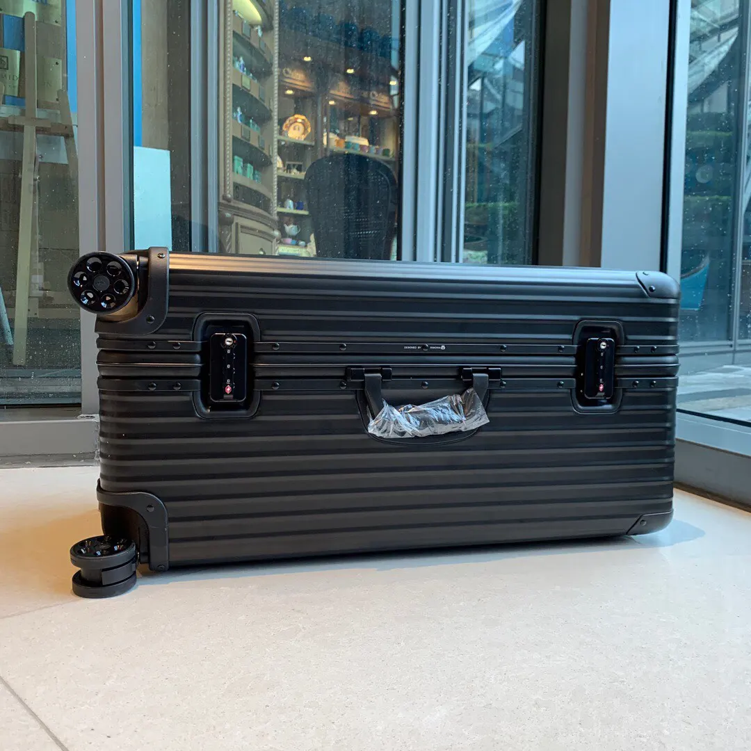 黑色 銀色 日默瓦rimowa運動版鋁合金 无极变速弹跳拉杆 德 行李箱 旅行拉杆款 輕便出行款
