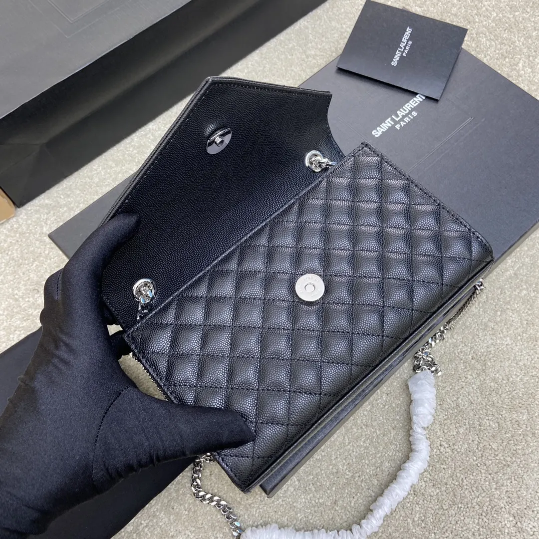 YSL 黑色 牛皮 拿上手就是 手提包 通勤手提款