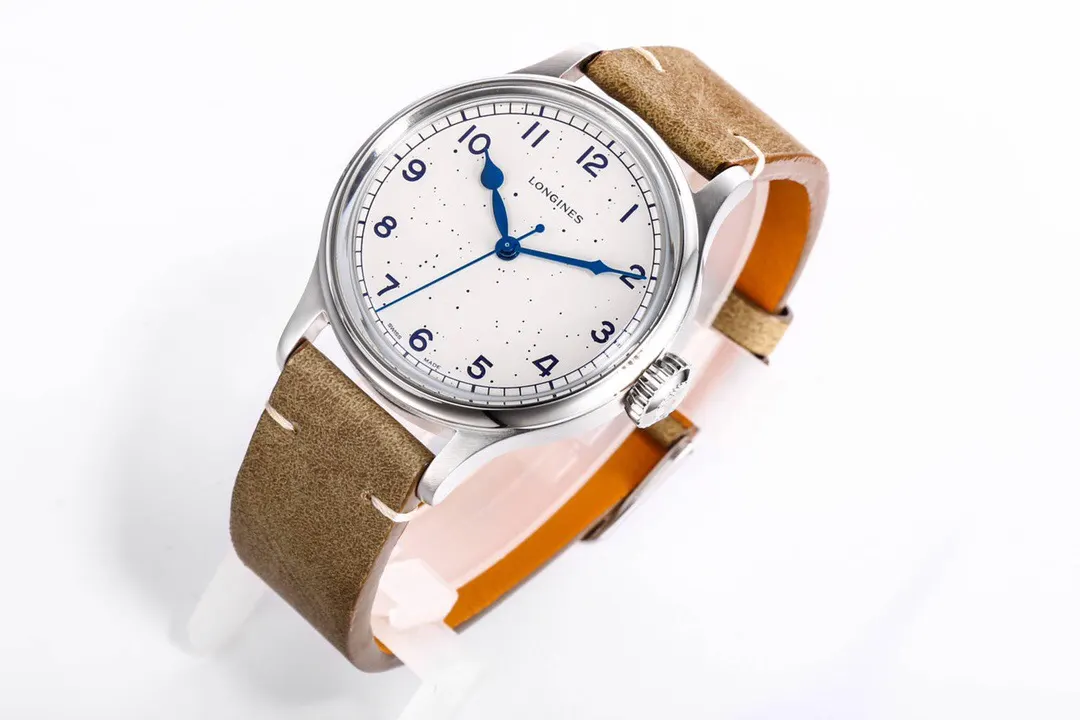 Longines 藍色 綠色 尼龍 手錶 經典腕表款