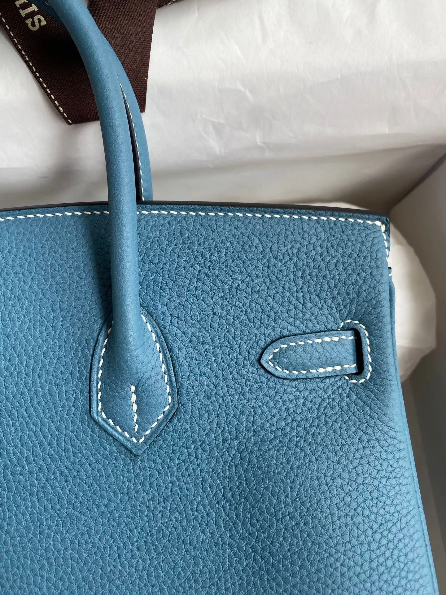 Hermès Birkin 蓝色 Togo 手提包