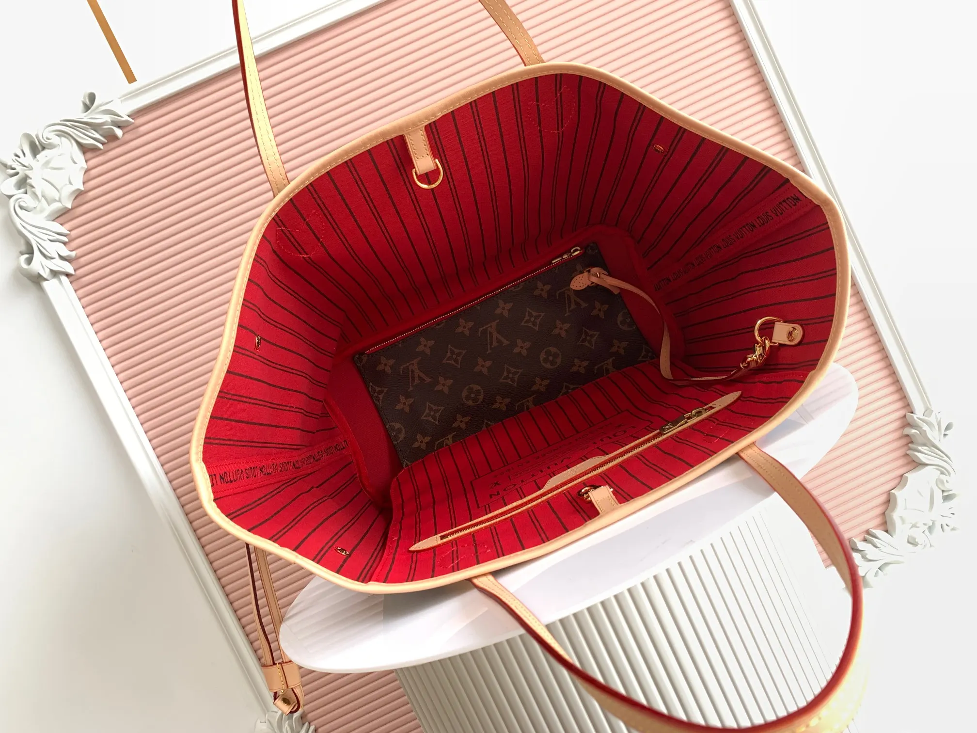 Neverfull 牛皮 托特包 大容量托特款