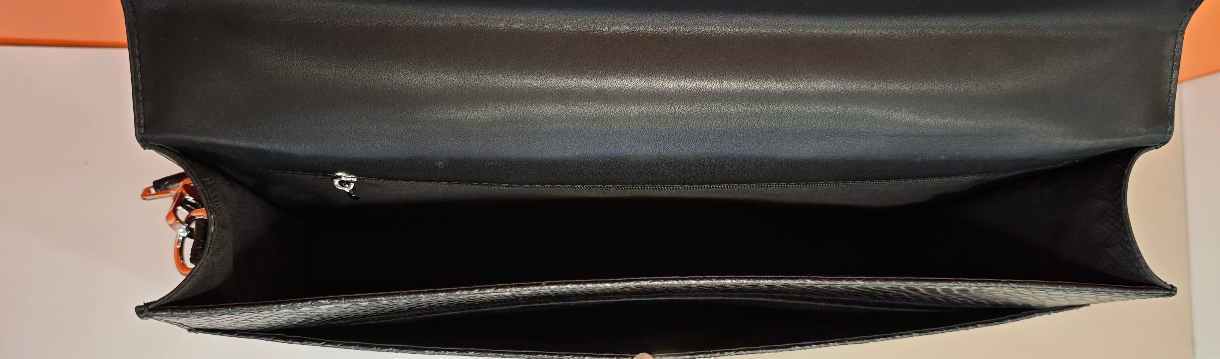 Black Briefcase Business Commuter Leather