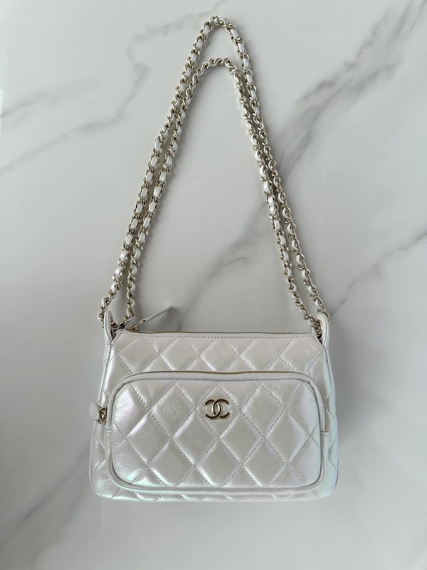 Chanel 羊皮 链条包