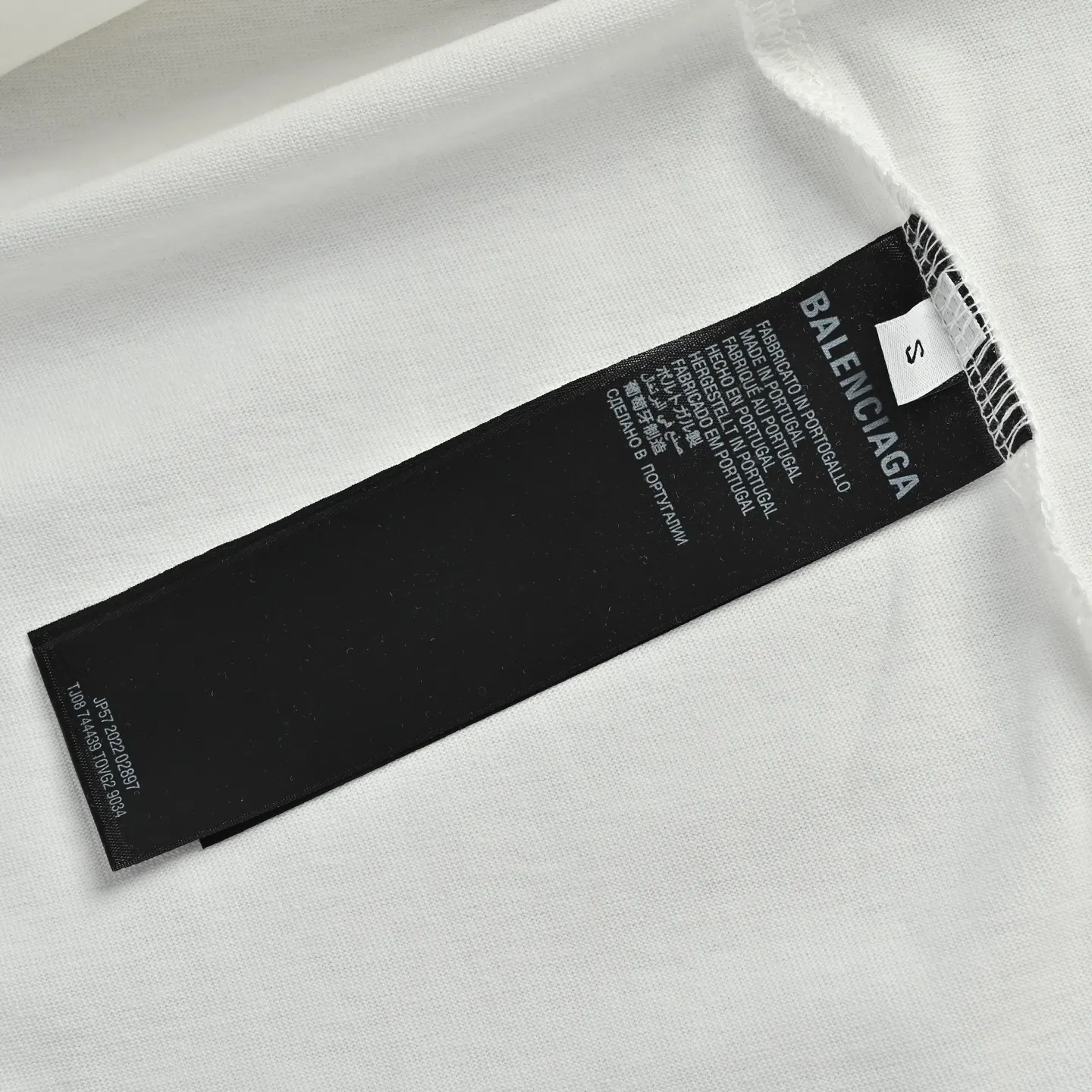 Balenciaga 纯棉 Logo 短袖T恤 宽松休闲