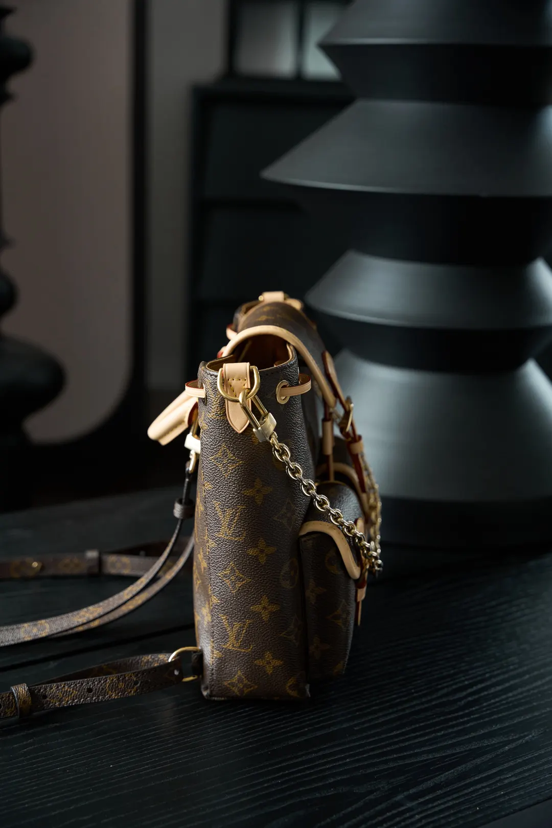 Monogram Backpack Leather