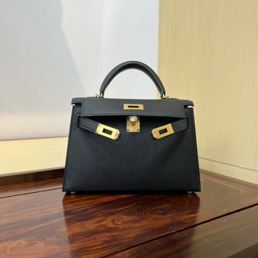 Hermès Kelly 羊皮手提包 实拍款01