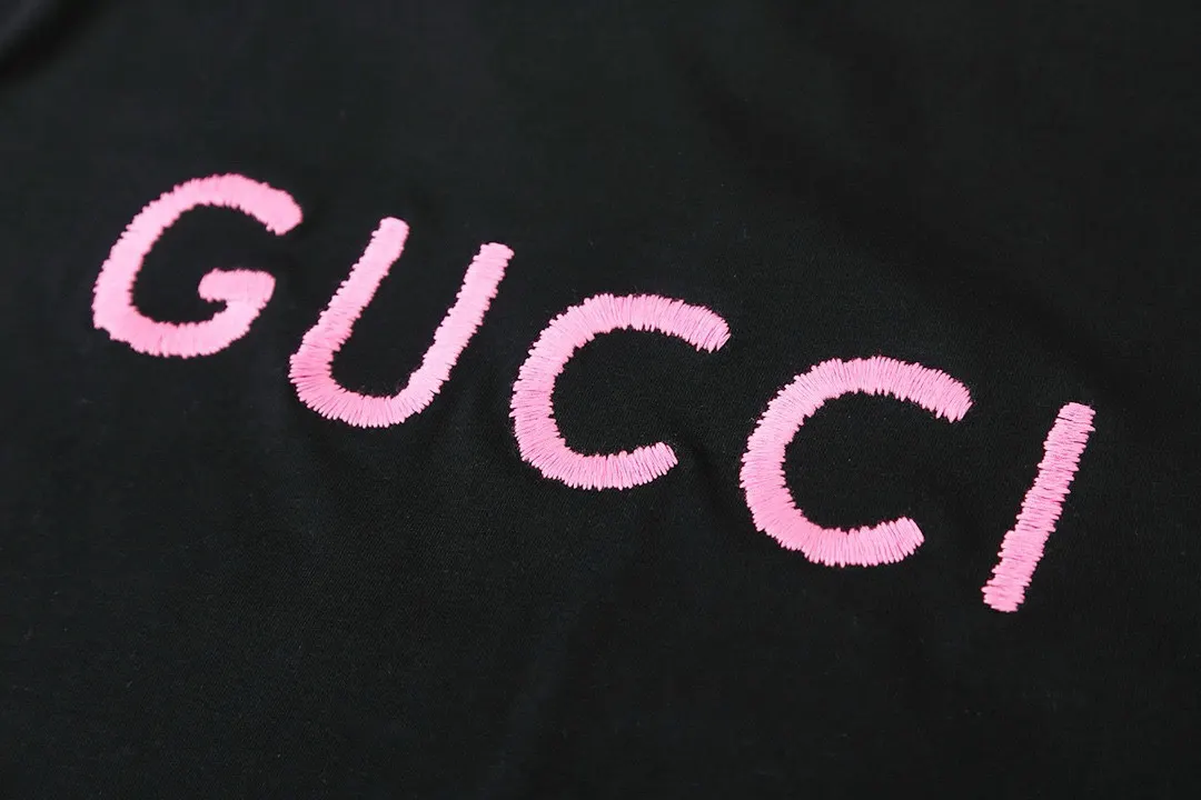 Gucci Double G Embroidery Short Sleeve T-Shirt Image 7 Gucci Double G Embroidery Short Sleeve T-Shirt Image 7