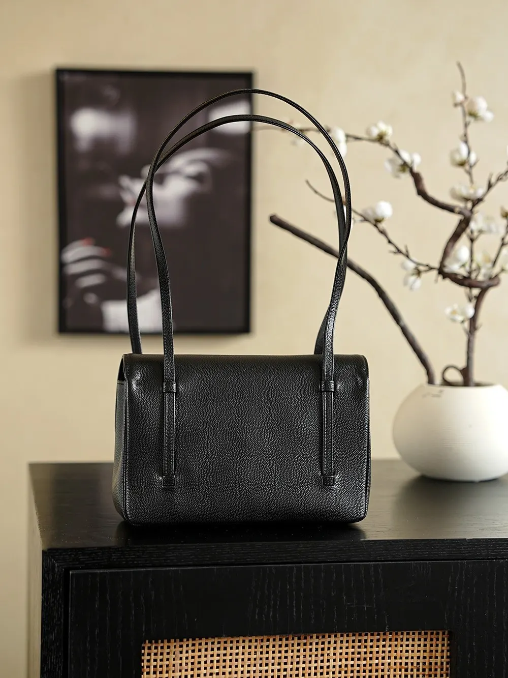 Hobo Shoulder Bag Vintage Leather