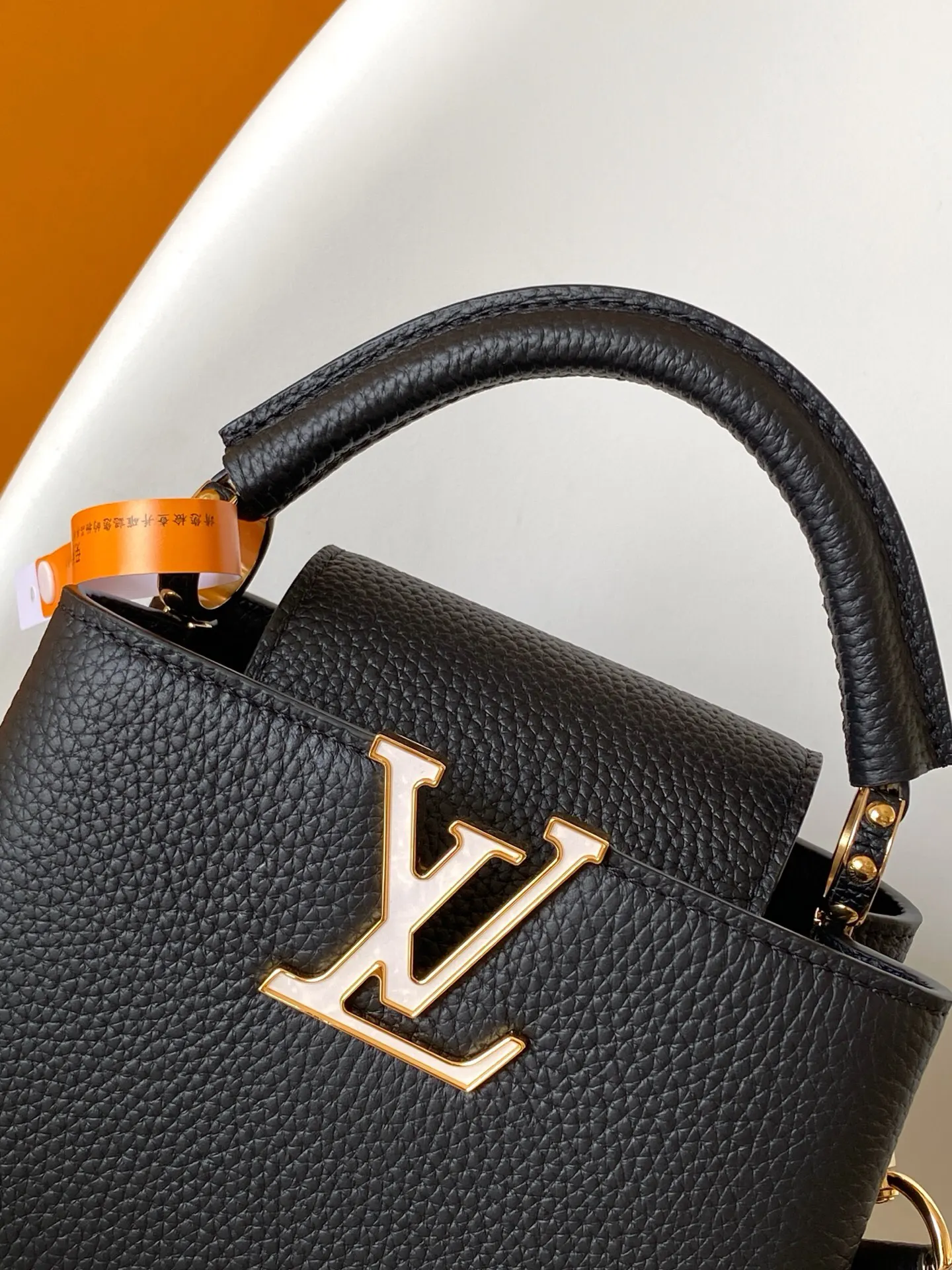 Louis Vuitton Black Chain Bag Leather