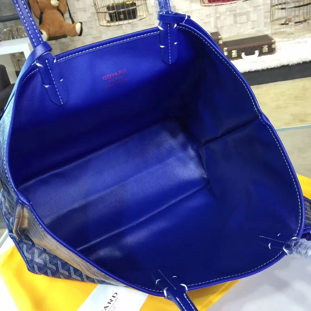Goyard 戈雅 双面可用 充满法式优雅 订制Y字母涂鸦料 皮轻 旅行袋 大容量旅行款