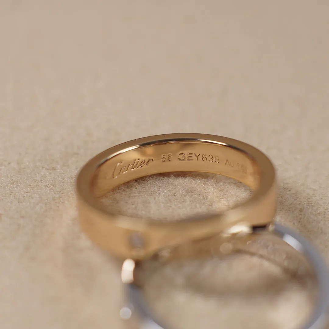 Cartier 戒指 优雅指环款