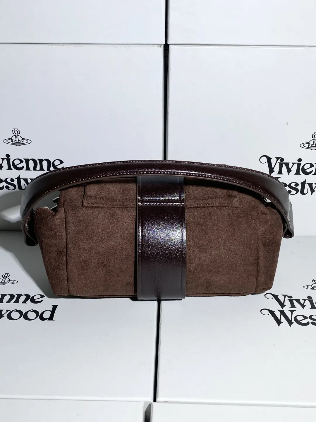 Brown Hobo Shoulder Bag Vintage