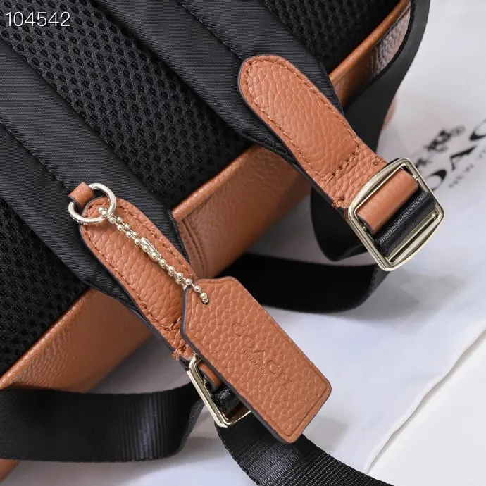 Coach 拼色 經典 經典标志C 雙肩包 实用雙肩款