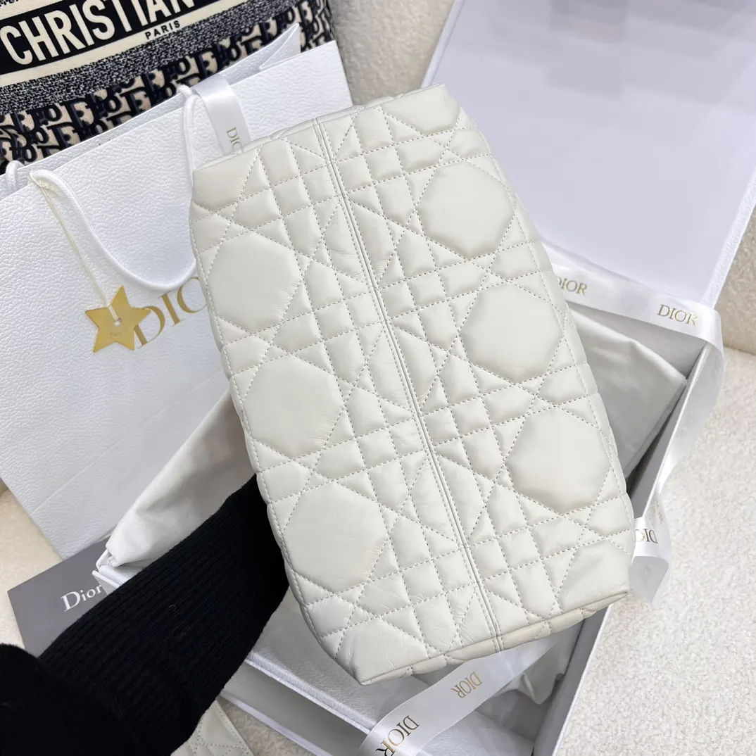White Tote Bag Leather
