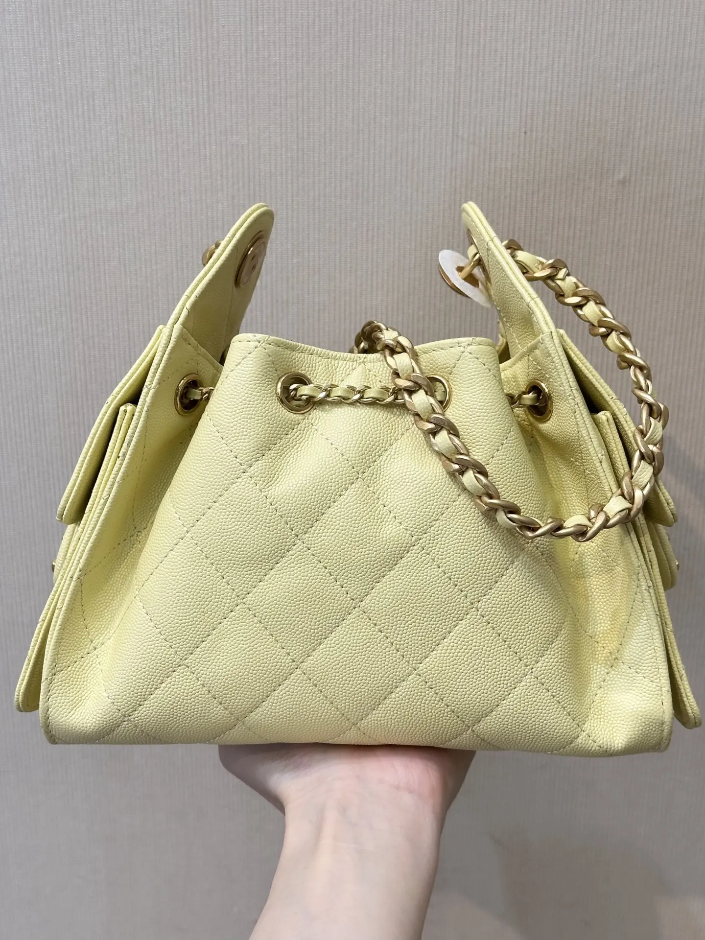 Bucket Bag Casual Leather