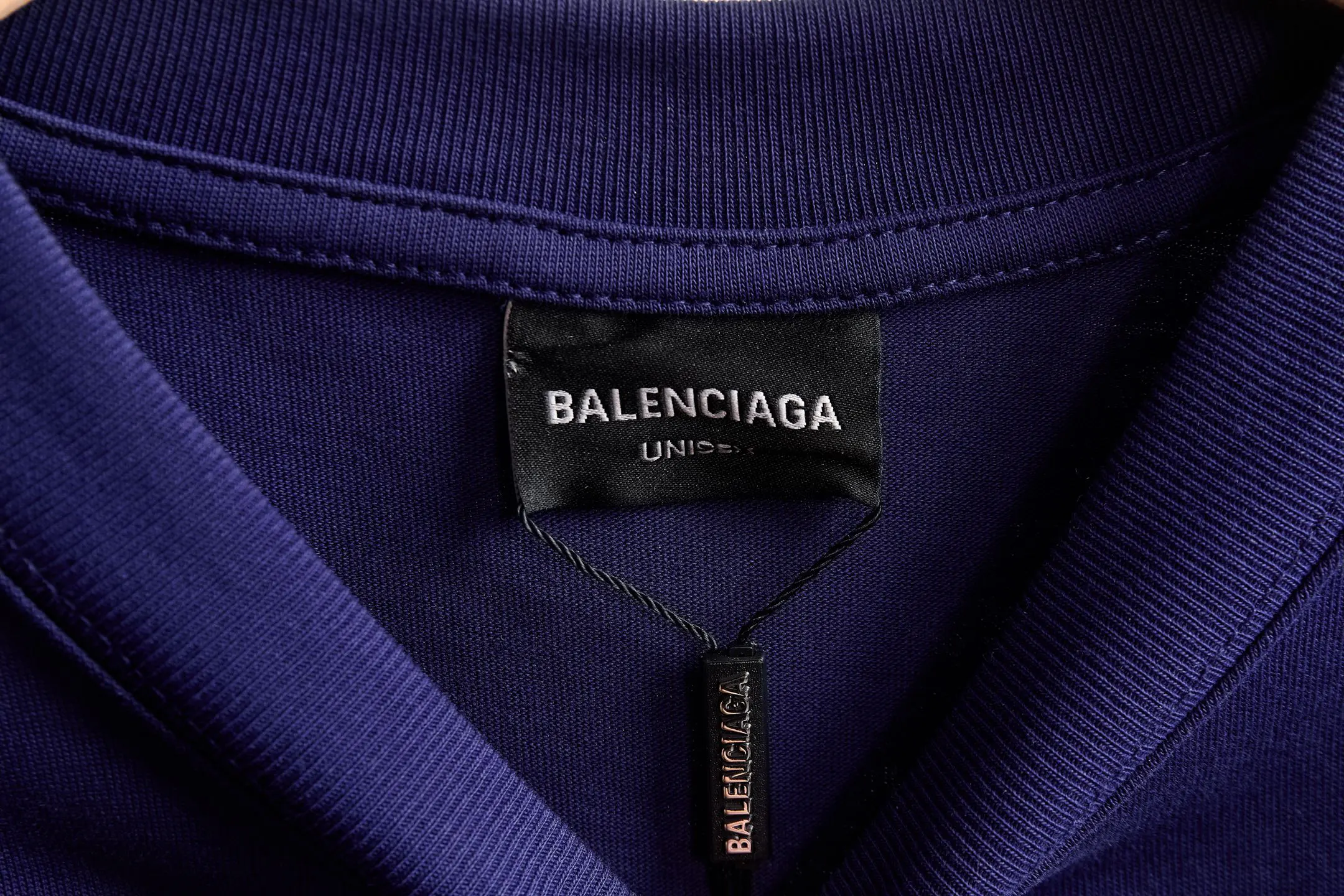 Balenciaga Embroidery Cotton Short Sleeve T-Shirt Street