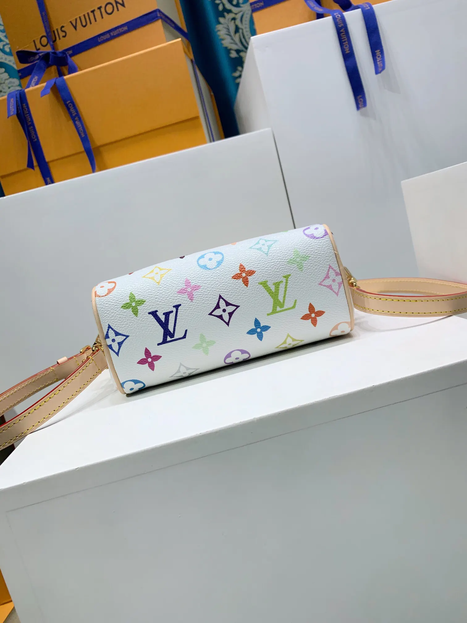 LV Speedy 牛皮 旅行袋 大容量旅行款