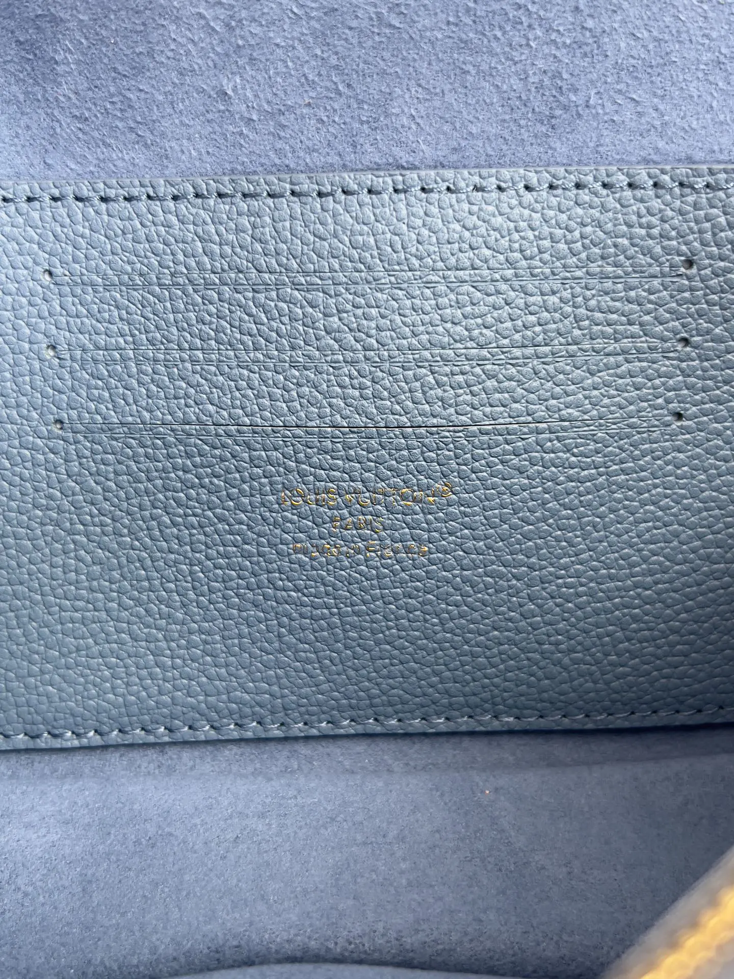 Louis Vuitton 蓝色 Monogram 链条包