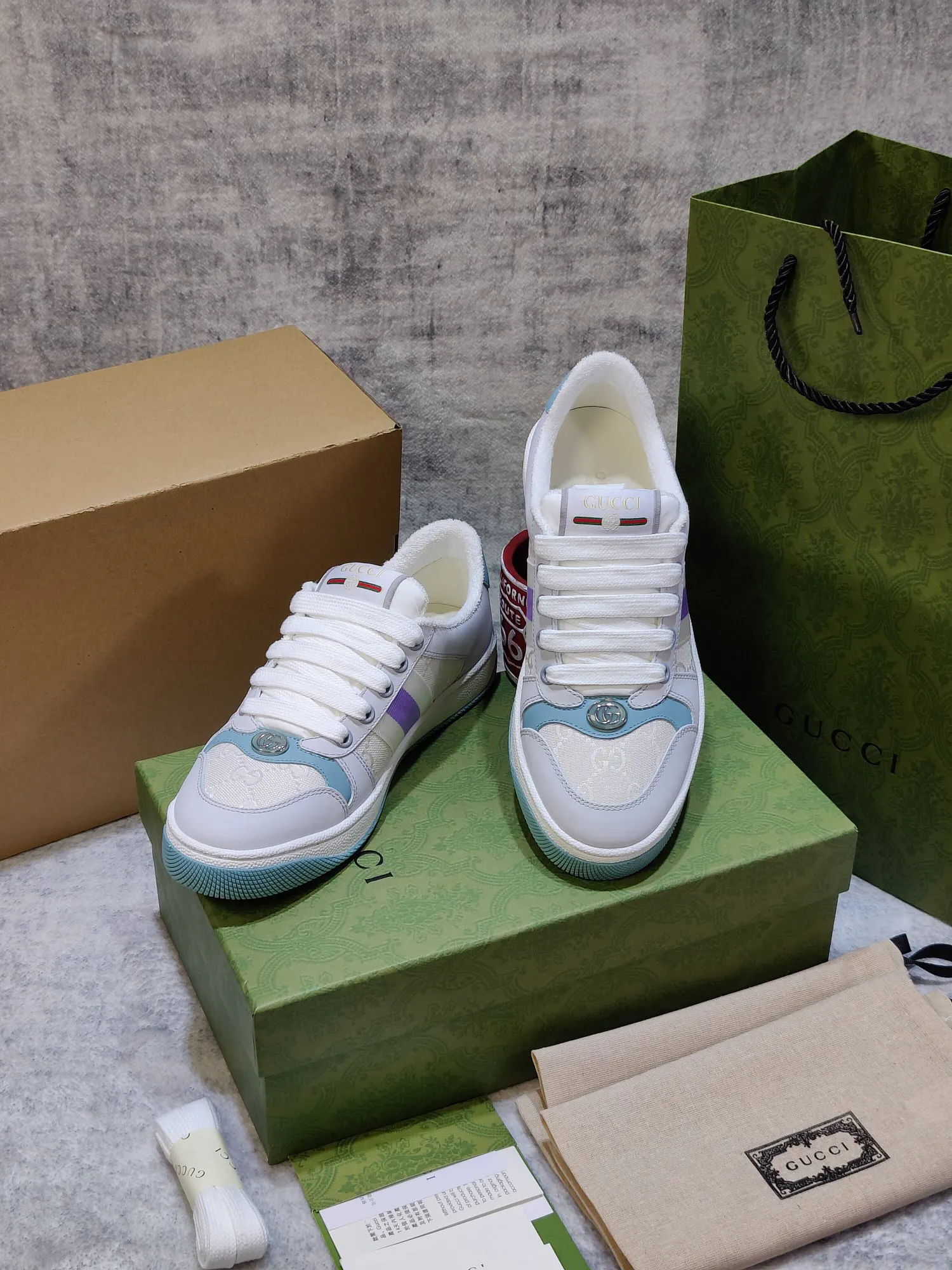Gucci Logo休閒運動鞋
