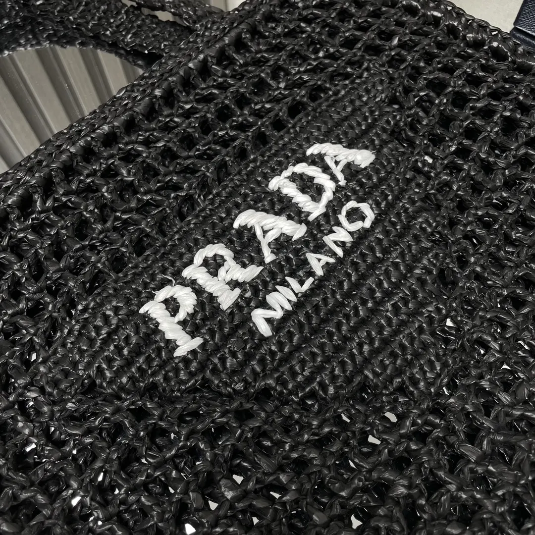 PRADA 1BG393 三角标 刺绣 托特包 通勤百搭款