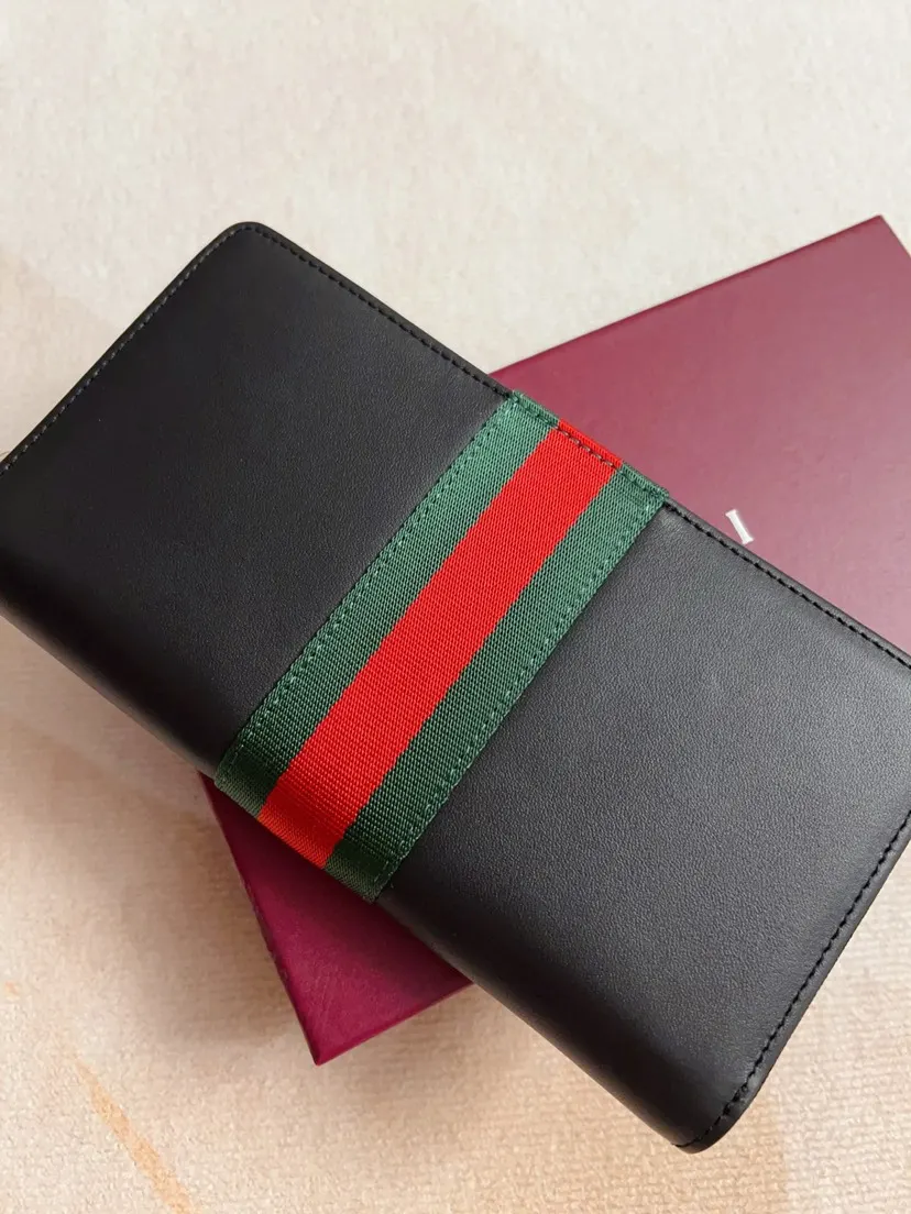 Gucci GG Supreme 黑色 Monogram 錢包