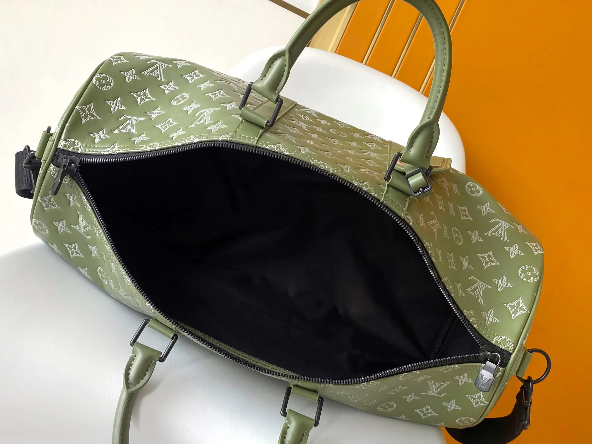 Black Fashion Item Travel Leather