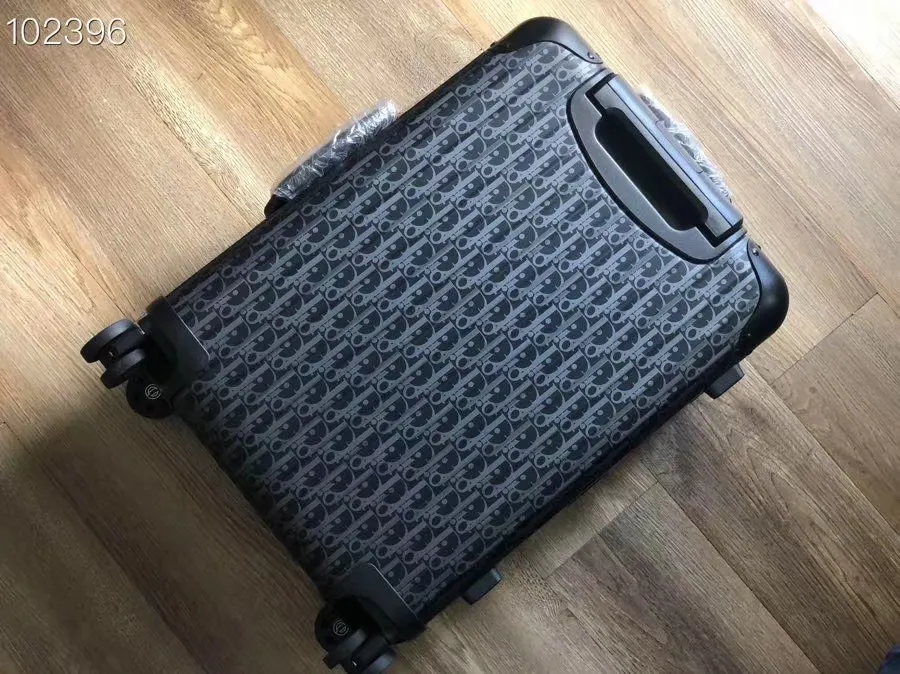 Dior Black Suitcase Travel Lightweight