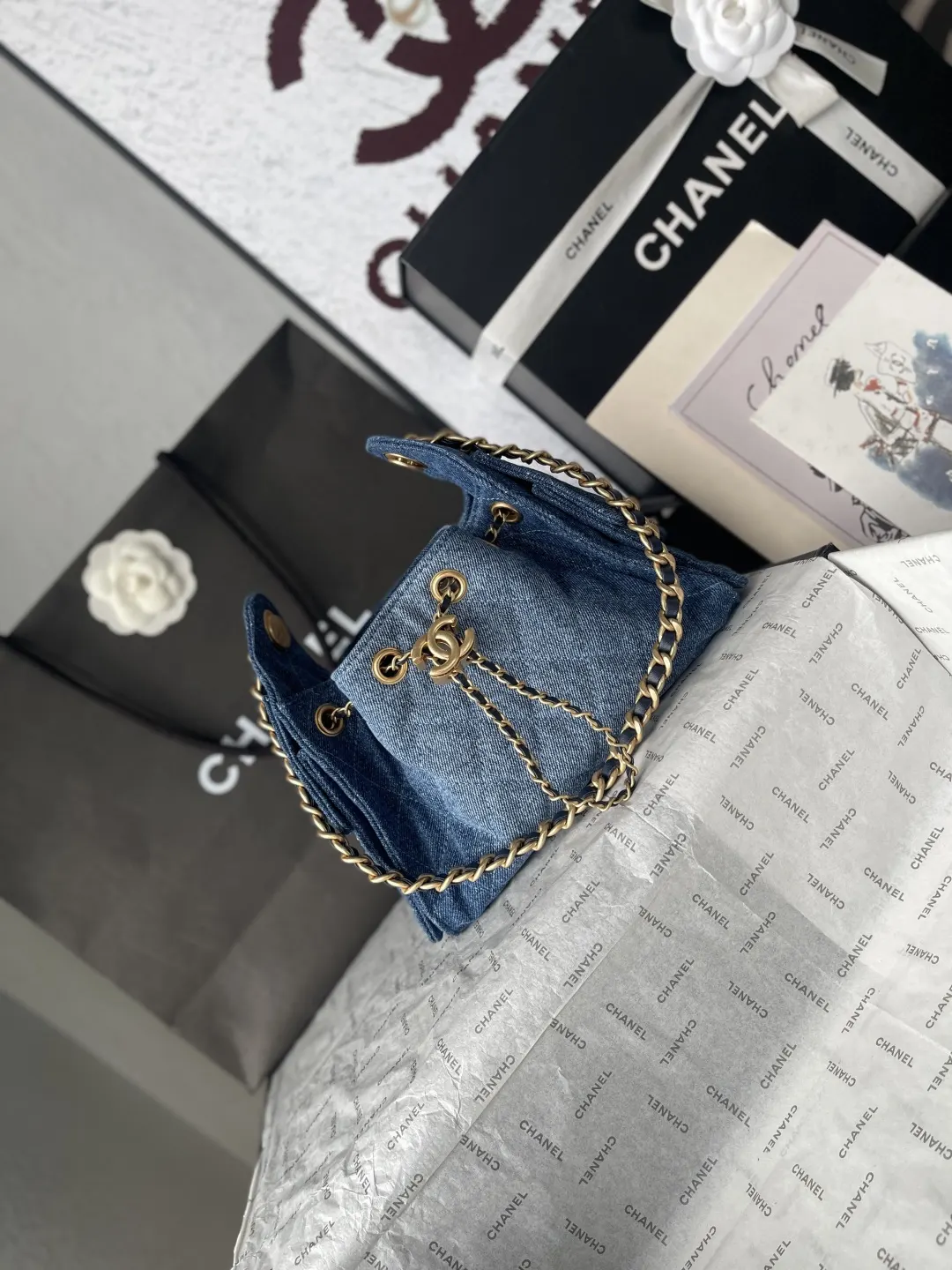 Gold Hobo Shoulder Bag Vintage