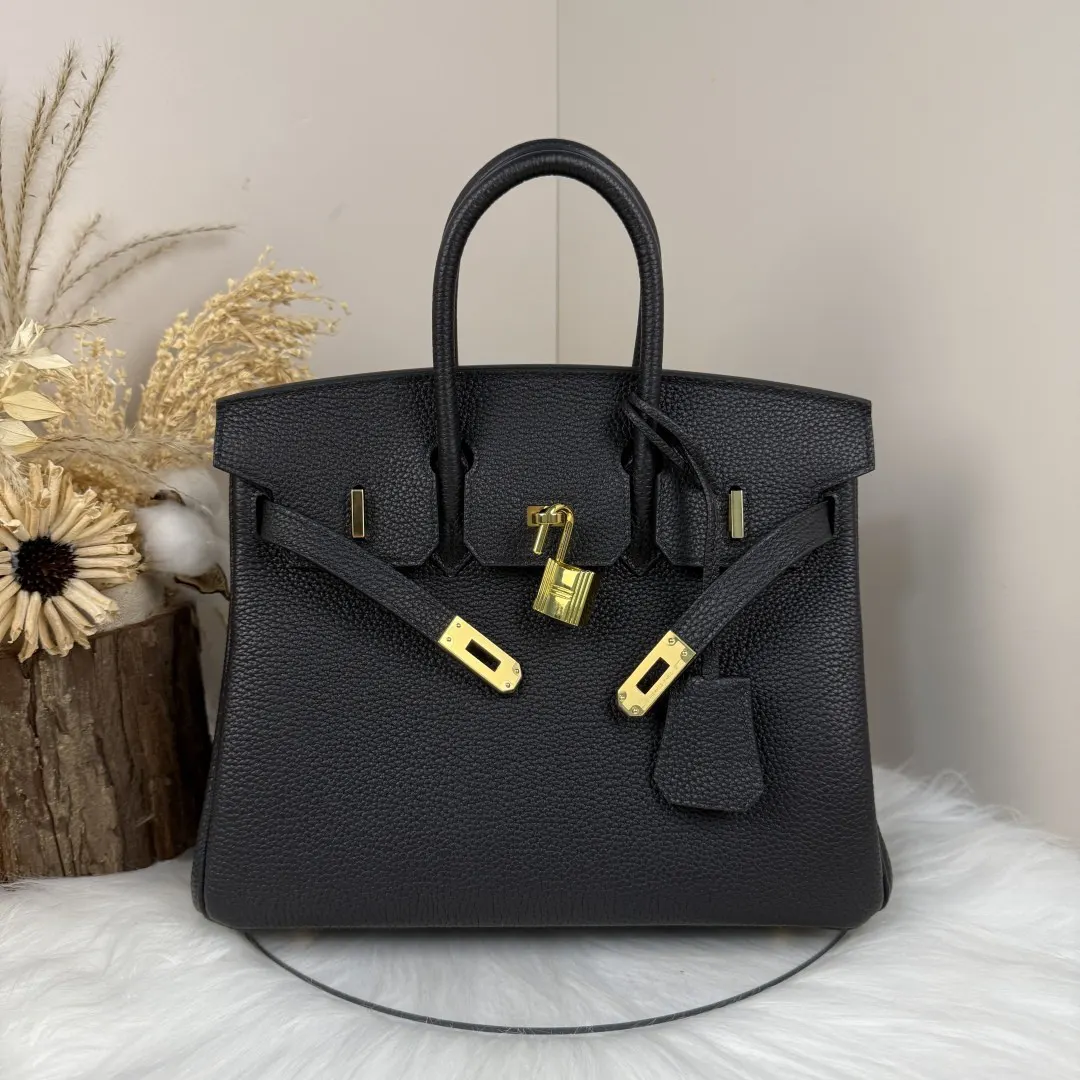 Hermès Birkin 黑色 Togo牛皮 手提包 13cm